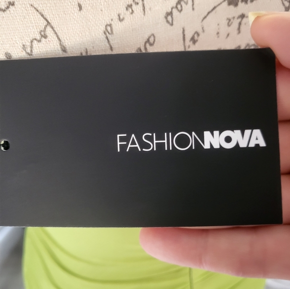 Fashion Nova Show off Mesh Midi Dress, Green, Backless, Size M - Picture 7 of 10